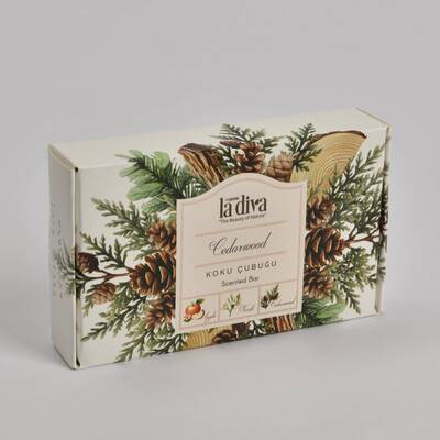 LaDiva - LA DİVA CEDARWOOD KOKU ÇUBUĞU 3X55 G (1)
