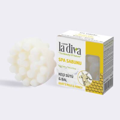 LaDiva - KEÇİ SÜTÜ & BAL SPA MASAJ SABUNU 85 G