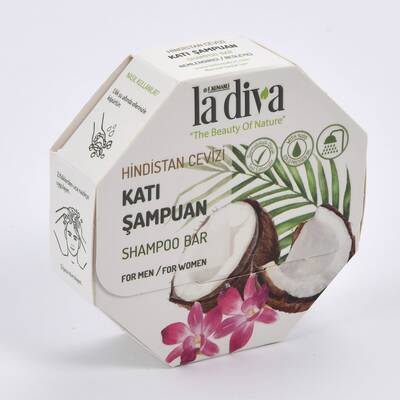 LaDiva - HİNDİSTAN CEVİZİ KATI ŞAMPUAN 100 G