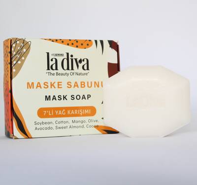 LaDiva - MASKE SABUNU 7'Lİ YAĞ KARIŞIMLI (1)